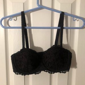 VS strapless lace bra